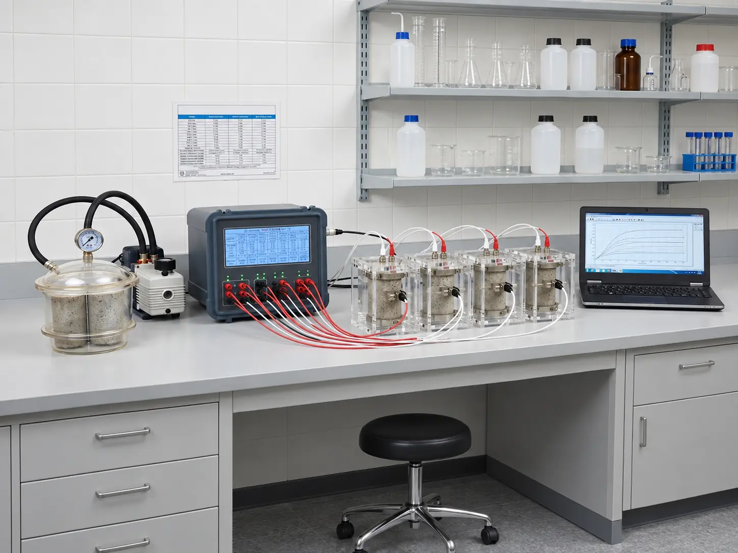 Rapid Chloride Permeability Manufacturing in the UAE